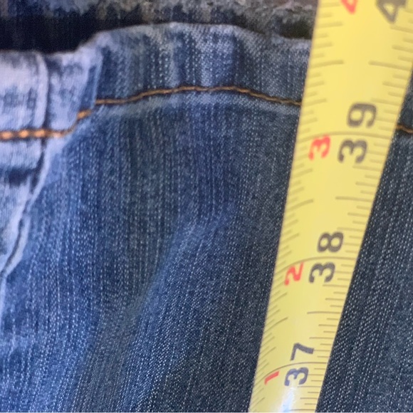 WOMEN'S L.A.blues DENIM JEANS, SIZE 20W Boot Cut Light Frayed Bottoms - Picture 13 of 14